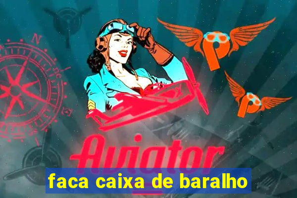 faca caixa de baralho